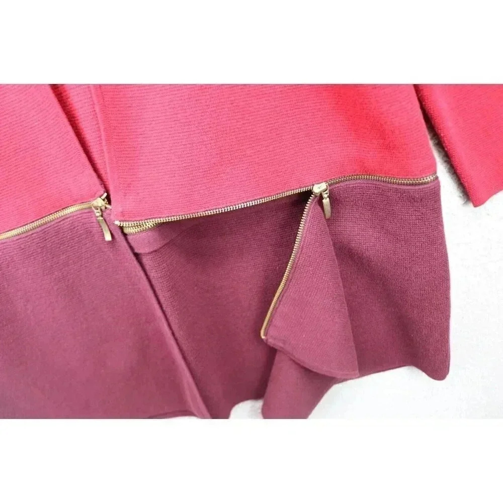 Chico's Color Block Convertable Open Front Cardig… - image 4